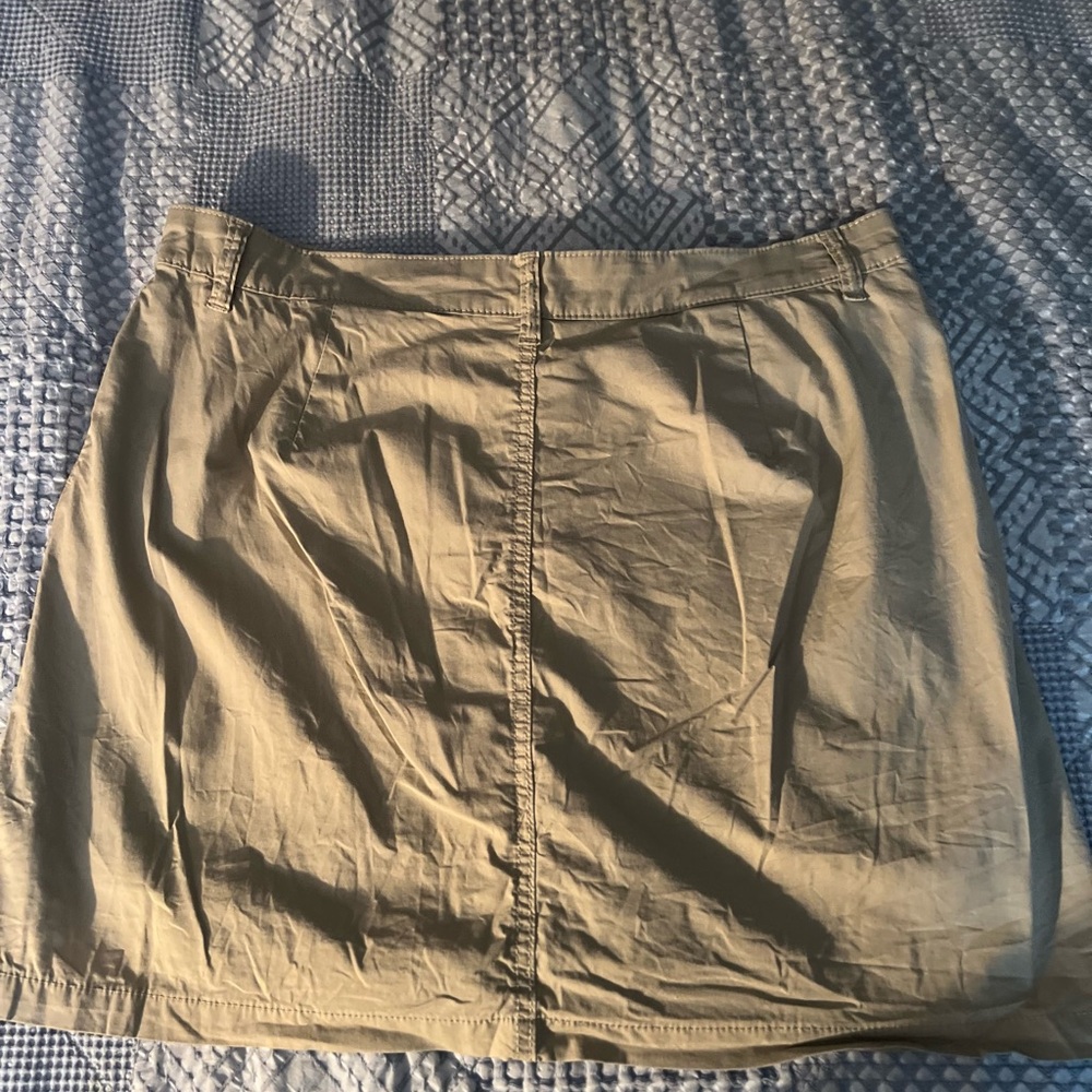 Beige Mini Skirt